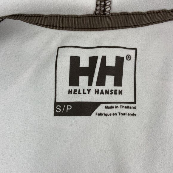 Helly Hansen Raincoat Softshell Jacket Sz S Petite Hooded 3 Layer Pink Gray - Picture 4 of 11